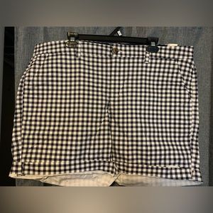 Old Navy High Rise Checker Shorts